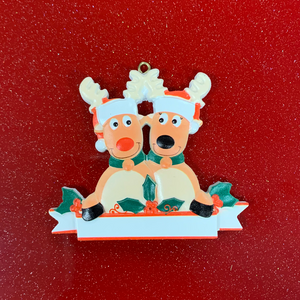 Reindeer Ornaments - 5 heads