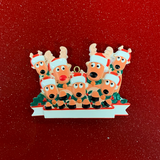 Reindeer Ornaments - 7 heads