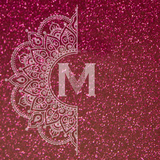 Siser glitter HTV hot pink
