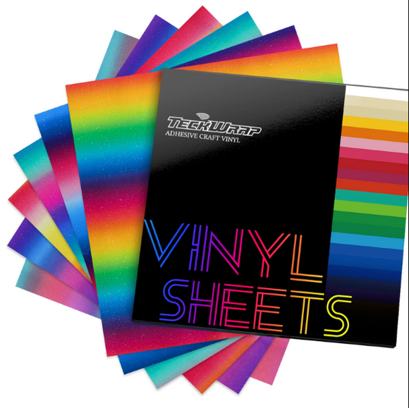 TeckWrap Rainbow Stripes Multi-Pack - Adhesive Vinyl