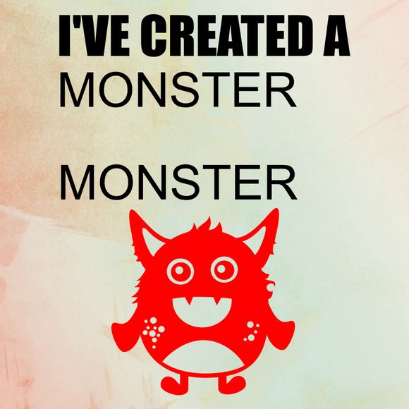 I've created a monster/monster SVG